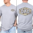 thumbnail image 4 of Camouflage Dad Double Sided T-Shirt – Retro Varsity Dad Tee with Duck Camo Graphic, Classic Father’s Day Gift Shirt for Men, 4 of 7