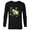 Black, variant on Disney Channel Star vs. The Forces of Evil Hot Dog - Long Sleeve T-Shirt for Men - Customized-Athletic Heather