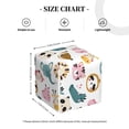thumbnail image 4 of Tissue Cartoon Animals Box Cover Holder, Square by Xecao - Leather Decorative Organizer for Tabletop, Bathroom, Car, Office, 4 of 8