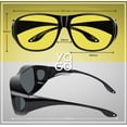 thumbnail image 4 of Gafas de sol Fit Over Yogo Vision, lentes polarizadas 100% UV para hombres y mujeres, 4 of 6