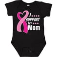 thumbnail image 3 of Inktastic Breast Cancer Awareness I Support My Mom with Pink Ribbon Boys or Girls Baby Bodysuit, 3 of 5