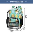 thumbnail image 4 of PVC Transparent Backpacks Clear Backpack for Travel and Outings Cute Cartoon Yellow Chick, 4 of 7