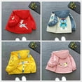 thumbnail image 2 of Abrigos para niños para niñas, niños, chaquetas, niños, con capucha, cremallera, moda para bebés, abrigo estampado, cortavientos infantil, sudaderas con capucha, prendas de vestir, 1-7 años5T(120) Gao Jinjia LED, 2 of 2