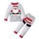thumbnail image 4 of Conjunto de ropa navideña para niños y niñas, pijamas de manga larga para bebés y niñas, camisetas y pantalones, 2 uds., ropa de casa, trajes para dormir, 4 of 4