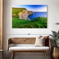 thumbnail image 3 of Elephant Stock Cliffs Of Moher Greenery Wall Art - Horizontal Canvas Wall Art - Living Room Wall Decor - Places Canvas - Green And Blue Decor - 48" x 32", 3 of 8
