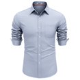 thumbnail image 2 of COOFANDY Sage Mens Dress Shirt Long Sleeve Button Up Shirts for Men Business Casual Shirts, 2 of 4