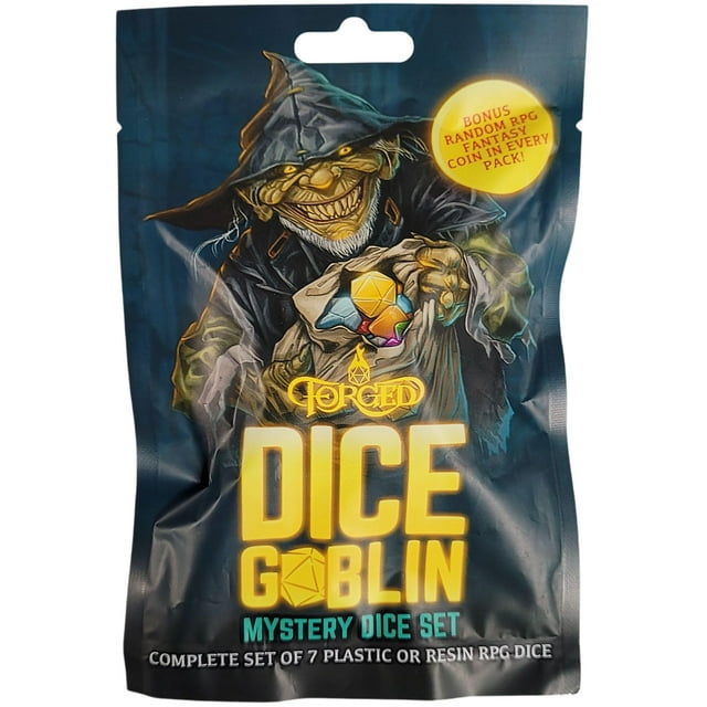 Set de dados Forged Dice Co. Set de dados Dice Goblin Mystery RPG