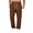 Brown, variant on Eygvbb Men's Cargo Sweatpants Elastic High Waist Drawstring Loose Fit Winter Warm Pants With Pockets Casual Outdoor Daily Wear Bottoms