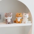 thumbnail image 4 of LLavero de muñeco de peluche de oso Panda, Tigre y mapache, muñeco colgante para habitación, bolsa de coche, decoración colgante, regalo de Navidad, 2023, 4 of 5