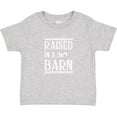 thumbnail image 3 of Inktastic RAISED in a BARN in White Boys or Girls Baby T-Shirt, 3 of 5