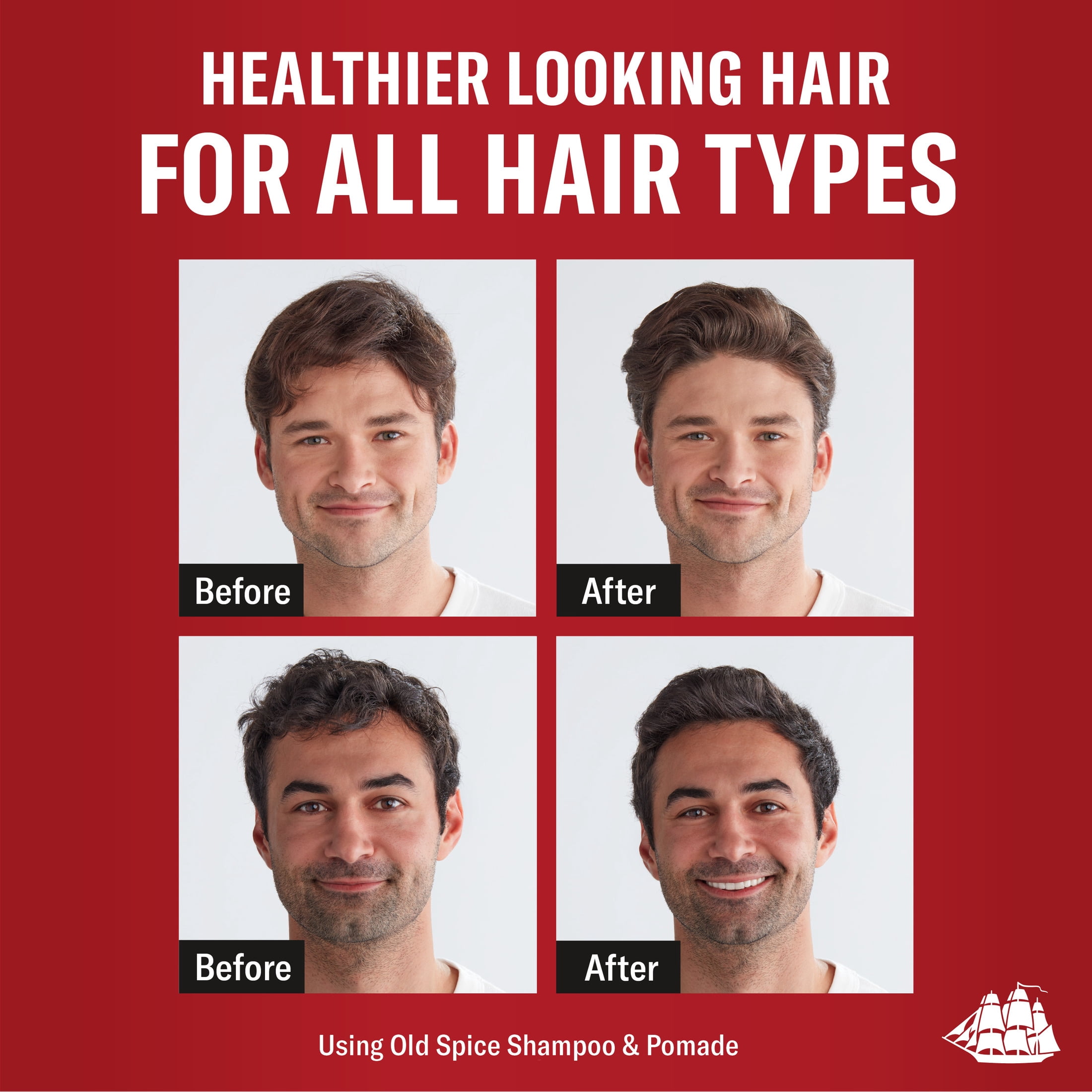 (3 pack) Old Spice Swagger 2in1 Mens Shampoo and Conditioner, Healthier, Fuller, More Moisturized Looking Hair, 13.5 fl oz