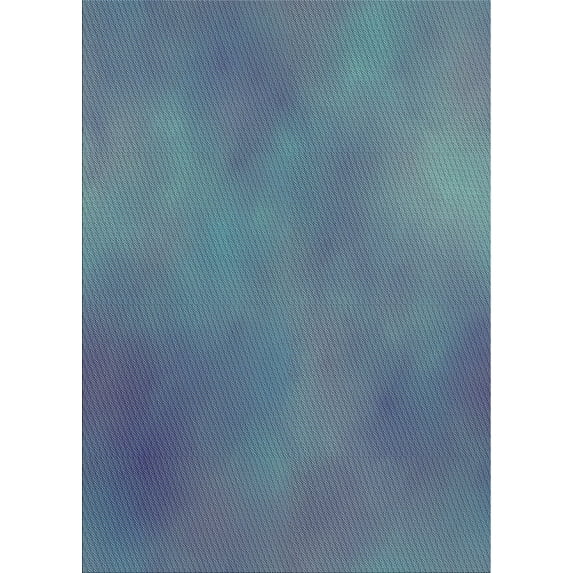Ahgly Company Indoor Rectangle Patterned Blue Novelty Area Rugs, 2' x 5'