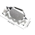 thumbnail image 2 of WRITWAA Diaper Stroller Bag Grey Practical Design 1Pcs Back to School, 2 of 3