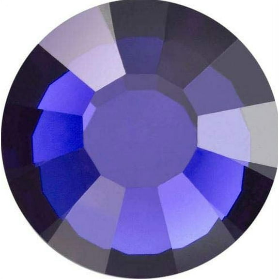 Preciosa Viva Dark Indigo - 20ss 5mm Flatback No-Hotfix Rhinestones 144 Pieces pcs (1 Gross)