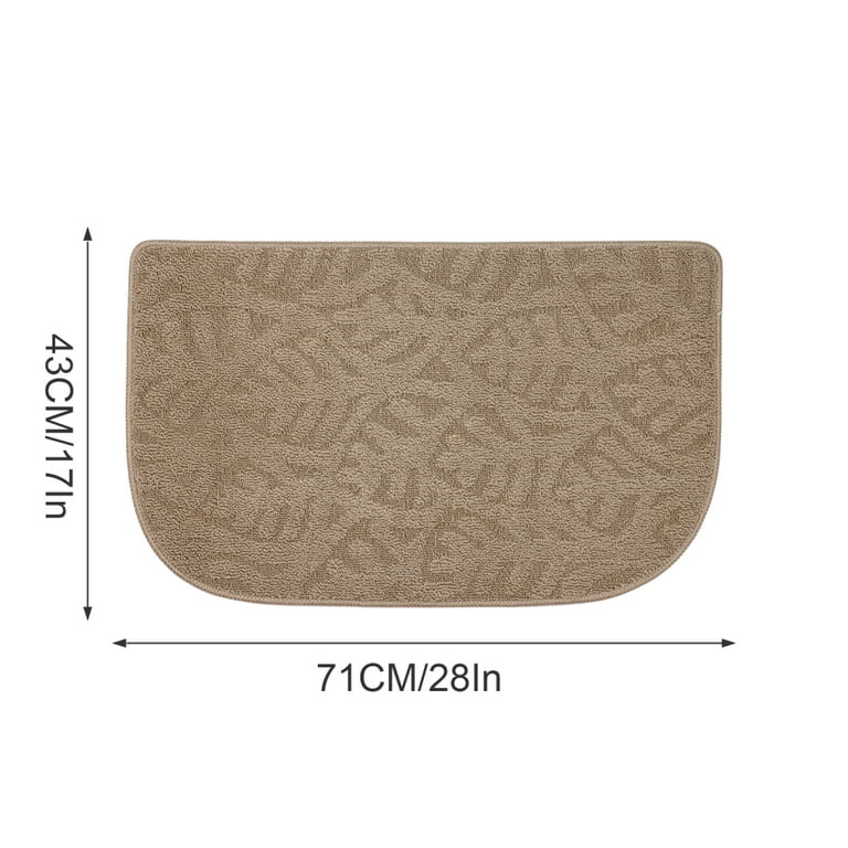 0.15 Ultra Thin Front Door Mat Indoor Entryway Area Rug for Inside Entry,  Non Slip Rubber Interior Door Mats Entrance Home (Color : #8, Size 