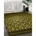 thumbnail image 2 of Ahgly Company Indoor Rectangle Patterned Black Bean Brown Area Rugs, 7' x 9', 2 of 6