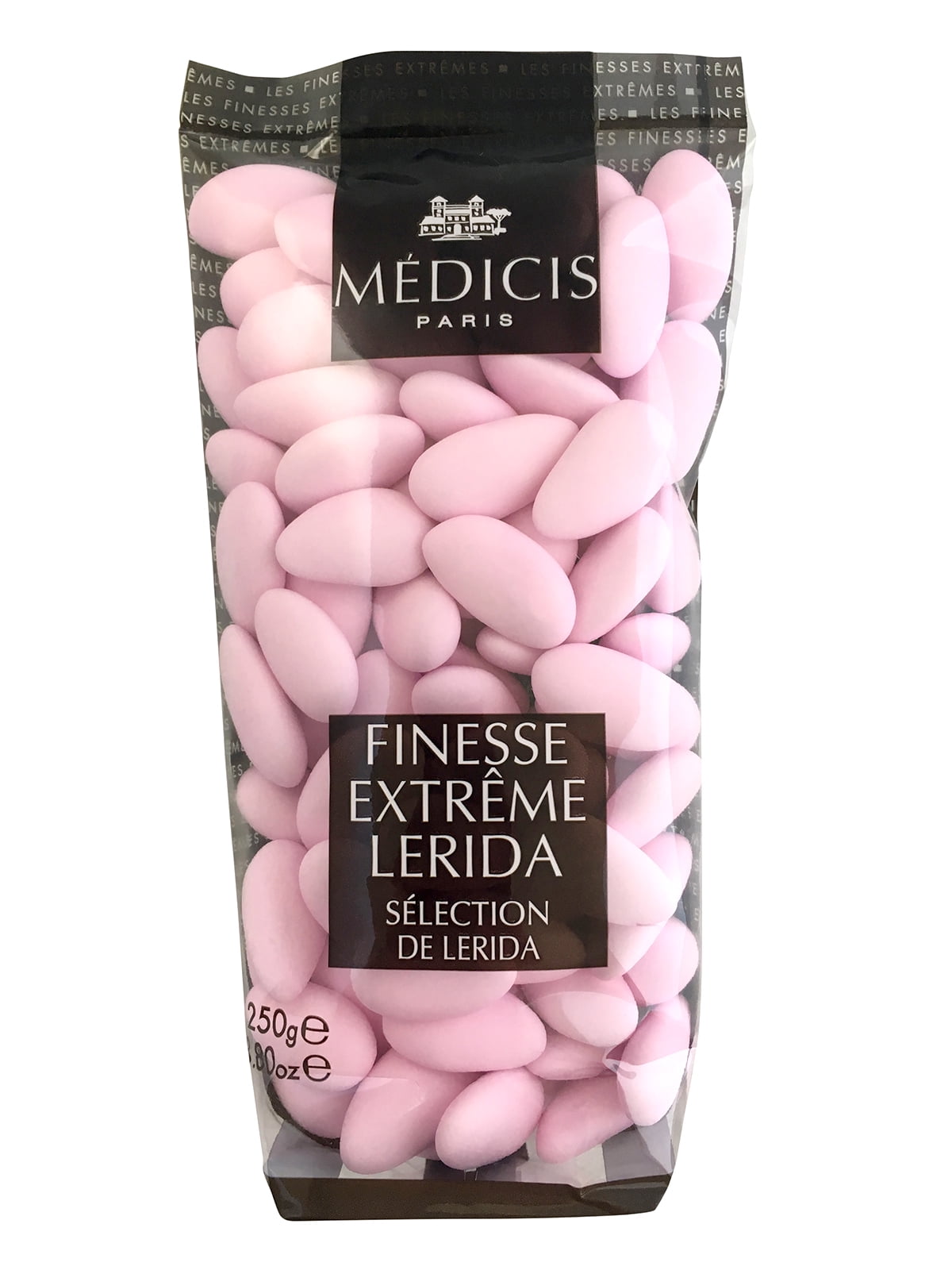 Medicis Dragees Pink French Jordan Almonds 2 bags 2x8.8oz