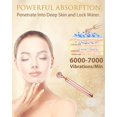 thumbnail image 5 of Rodillo de jade para rostro: masajeador eléctrico con rodillo facial vibratorio 2 en 1, antienvejecimiento, estiramiento de la piel, reducción de líneas finas y arrugas para rostro, ojos, cuello, 5 of 5