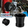 thumbnail image 2 of 55mm Black-Motorcycle Carburetor, Air Pound Carb, Funnel Pipe, Honda, Yamaha, Kawasaki RL, 1.97\", 2 of 3