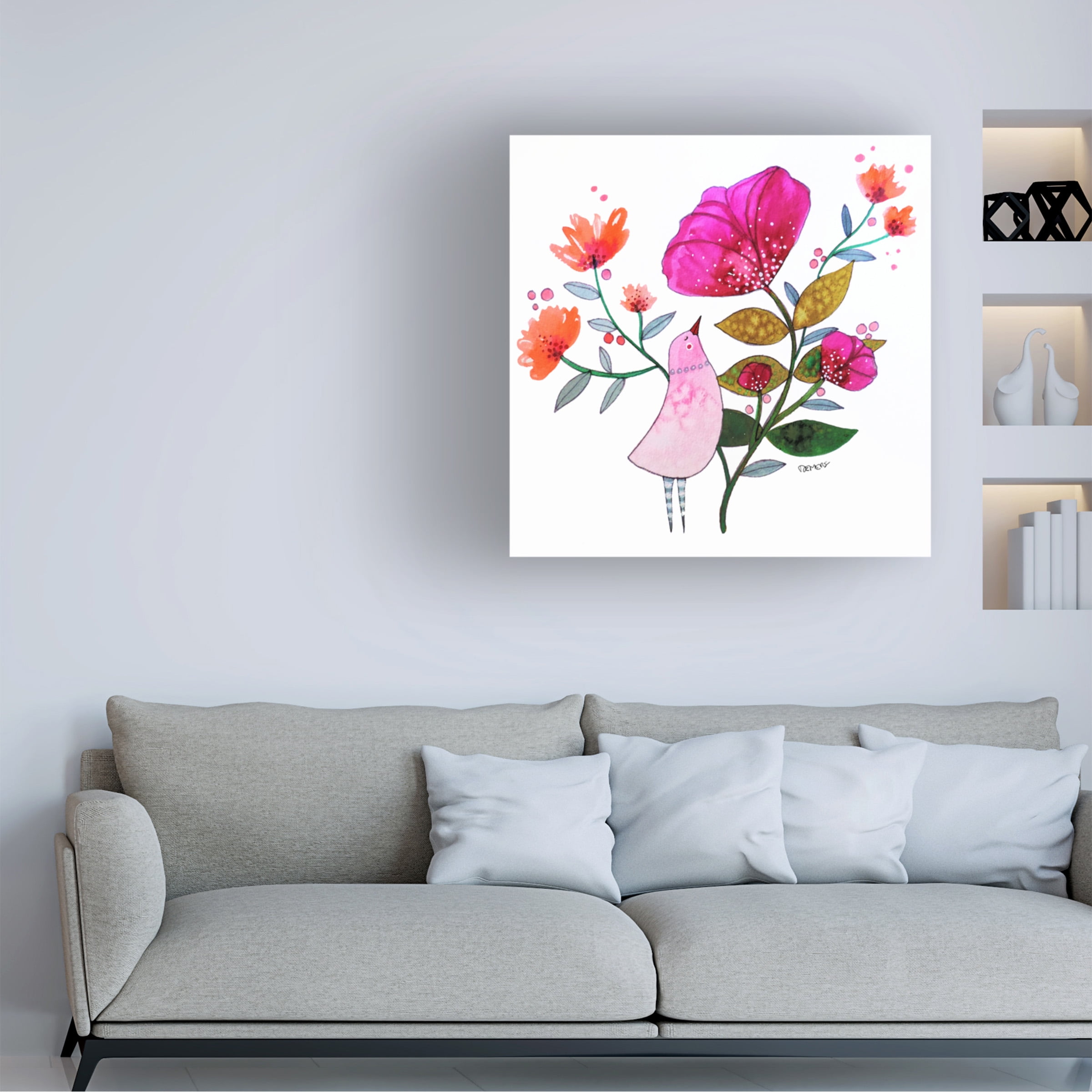 Sylvie Demers 'La Douceur Telle Une Force' Canvas Art
