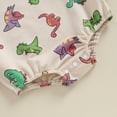 thumbnail image 6 of Bagilaanoe Newborn Baby Girl Boys Oversized Romper Sweatshirt Long Sleeve Bodysuits Dinosaur Print Pullover 3M 6M 12M 18M Infant Casual Tee Tops, 6 of 7
