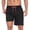 Black, variant on Mens Swim Trunks with Compression Liner 2 in 1 Quick Dry Bathing Suit Beach Shorts with Zipper Pockets