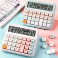 thumbnail image 4 of Student Calculator Basic Calculator with Extra Large Lcd Display Battery Powered Portable Office Home Use Desktop Calculator, 4 of 8