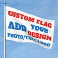 thumbnail image 2 of Custom Flag 2x3 FT Personalized Flag Custom Outdoors Flag Add Your Own Image/Text Single Sided Home Indoor Outdoor Flag, 2 of 8