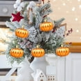 thumbnail image 4 of Halloween Pumpkin Ball Ornaments, 12 Pcs Matte Printed Pendant Balls, Hanging Spooky Ghost Festival Tree Ornaments for Holiday Party Home Indoor Outdoor Christmas Halloween Decor, 4 of 6