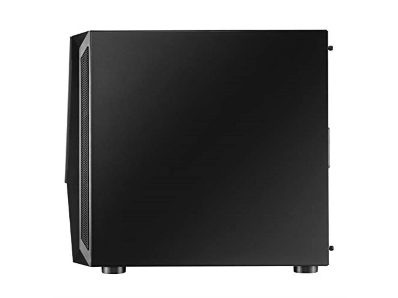 silverstone technology stylish and distinct tempered glass micro-atx gaming chassis fara v1m pro