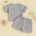 thumbnail image 3 of Bagilaanoe 2pcs Newborn Baby Boy Girl Shorts Set Short Sleeve T Shirt Tops + Shorts 3M 6M 12M 18M 24M Infant Casual Summer Clothes, 3 of 7