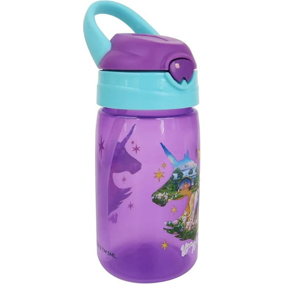 UNICORN ACADEMY PP WATER BOTTLE WITH SOFT HANDLE 430ML