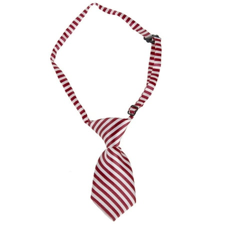 Dog Fashion Bandana - CUECUEPET Adjustable Business Fashion Style Striped Necktie for Small Dogs