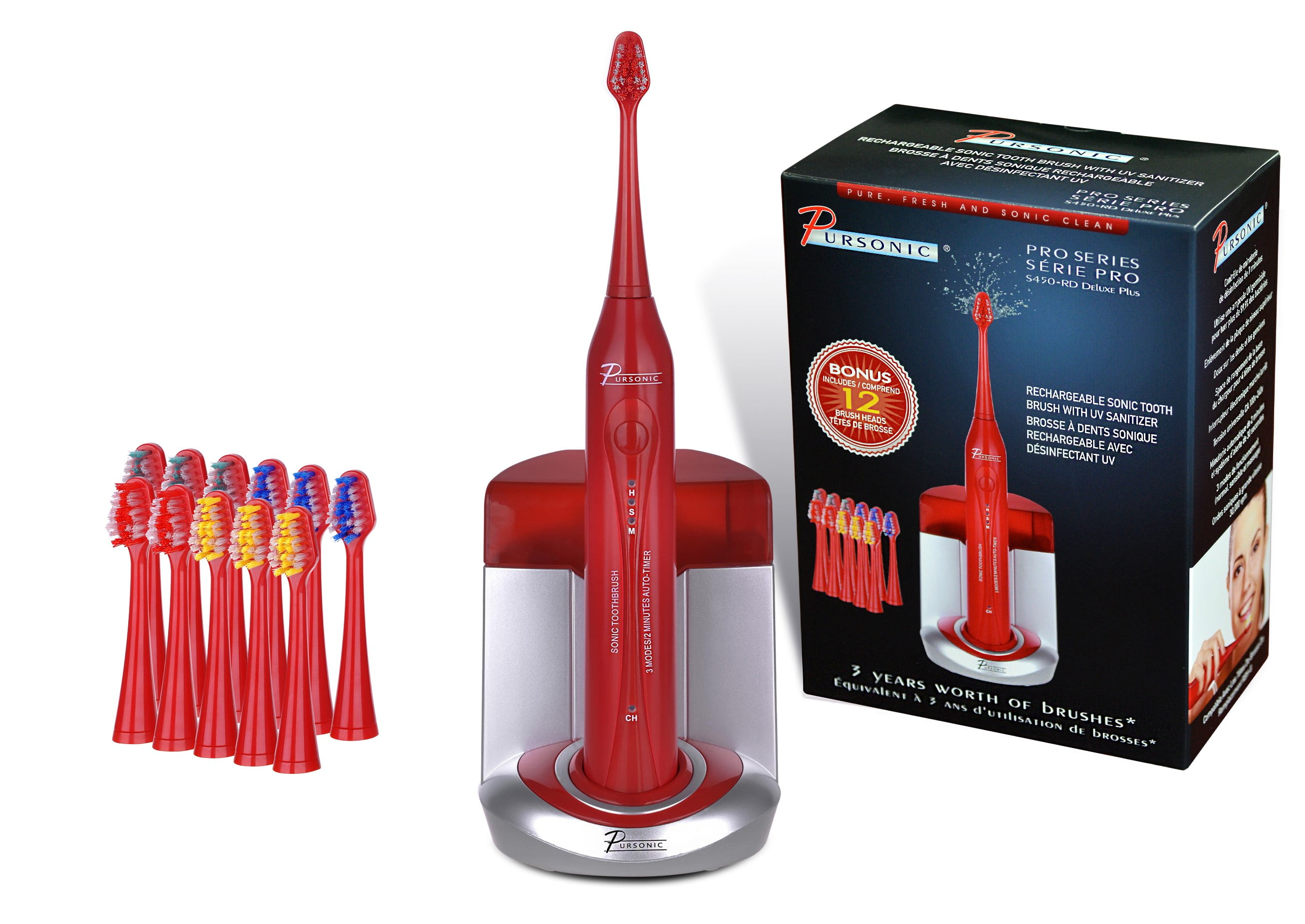 pursonic s450 sonic toothbrush