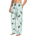 thumbnail image 6 of Logiee Duck Animals Farm Print Pajama Pants for Men,Men’s Pajama Bottoms,Mens PJ Pants with Pockets & Button Fly-X-Large, 6 of 6