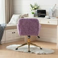 thumbnail image 6 of Jopath Home Office Chair Computer Chair,Modern Upholstered Tufted Swivel Office Chair Adjustable Desk Chair with Wheels,Violet, 6 of 7