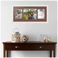 thumbnail image 2 of ArtToFrames Collage Photo Picture Frame with 1 - 8x10 and 2 - 5x7" Openings, Framed in White with Brique and Black Mats (CDM-3966-118), 2 of 8