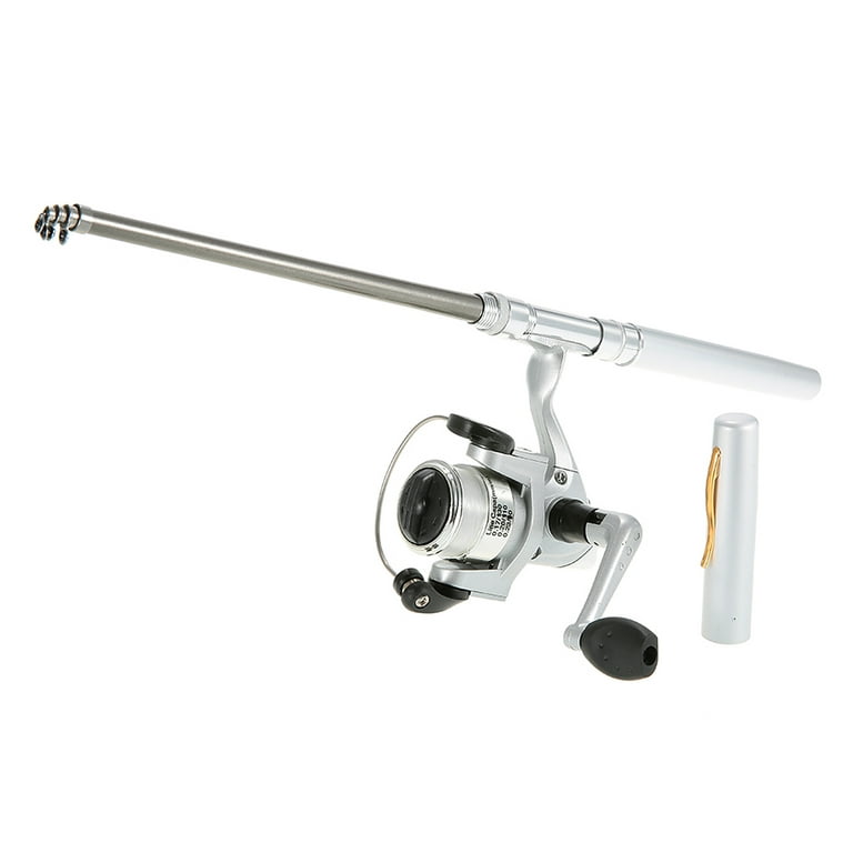 Pen Fishing Rod Reel Combo Set Premium Mini Pocket Collapsible Fishing Pole  Kit Telescopic Fishin