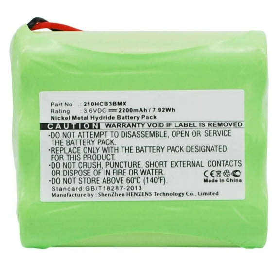 Batteries N Accessories BNA-WB-H7173 DAB Digital Battery - Ni-MH, 3.6V, 2200 mAh, Ultra High Capacity Battery - Replacement for Roberts 210HCB3BMX Battery