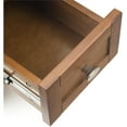 thumbnail image 4 of Warm Shaker Solid Wood 14 inch Wide Transitional Narrow Side Table in Light Golden Brown, 4 of 10
