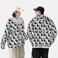 thumbnail image 4 of Daiia Yin Yang UPF 50+ Sun Protection Hoodie Jacket Lightweight Long Sleeve Sun Shirt for Women Men with Pocket Hiking Outdoor-Medium, 4 of 7