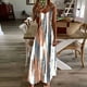 thumbnail image 3 of Vestidos de Verano con Cuello en V para las Mujeres 2025 Imprimir Vestido de Cuello Redondo sin Mangas Vestidos Largos Casuales, Ligeros Y de Moda, 3 of 6