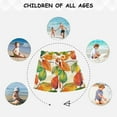 thumbnail image 6 of FORMRS Boys Swim Trunks Quick Dry Mesh Liner Boardshorts Sizes XS-XL, Beige Leaves, 6 of 7