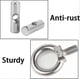 thumbnail image 4 of 4 Pcs Multi Function Awning Rail Stoppers Stainless Steel Awning Rail Stoppers Lifting Eye Bolts forCaravan Motorhome Campervan Camping Tent, 4 of 5
