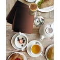 thumbnail image 4 of Dark Orange Black Ombre Kitchen Dish Towels for Drying Dishes Set of 2, Modern Gradient Abstract Art Waffle Weave Microfiber Hand Tea Bathroom Towels Quick Dry & Absorbent Towel 15.7x23.6, 4 of 7