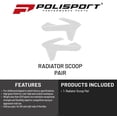 thumbnail image 2 of Polisport Radiator Scoops - White Panels for Sherco SE/SEF (2025) - OEM Fit, Glossy Finish, Lightweight & Impact-Resistant, Easy Installation, 2 of 9