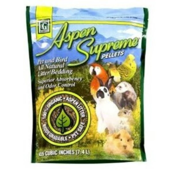 Green Pet Aspen Supreme Pellets Pet and Bird All Natural Litter/Bedding