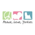 thumbnail image 2 of CafePress - Peace, Love, Yorkies Throw Blanket - Soft Fleece Throw Blanket, 50"x60" Stadium Blanket, 2 of 2