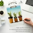 thumbnail image 4 of FMSHPON Pineapple Beach Sunglasses Clipboard Hardboard Wood Nursing Clip Board and Pull for Standard A4 Letter 13x9 inches, 4 of 7