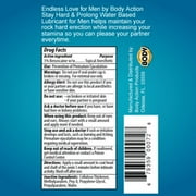 Endless Love For Men Prolong Male Arousal Gel, Water Based Lubricant for Men, 0.5 oz
